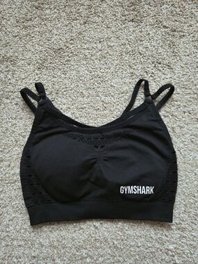 Gymshark Black Seamless Energy Sports Bra